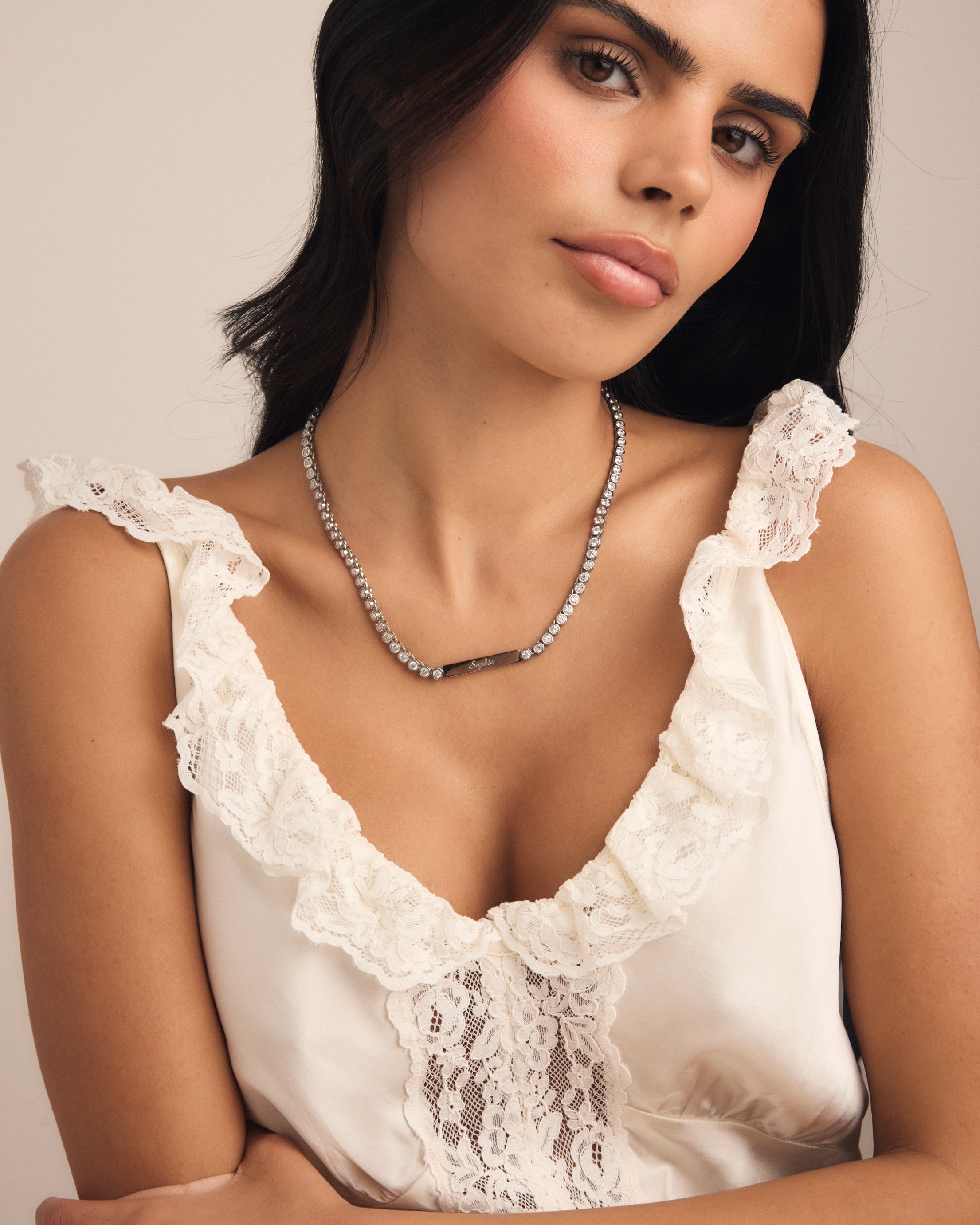 Tennis Name Necklace