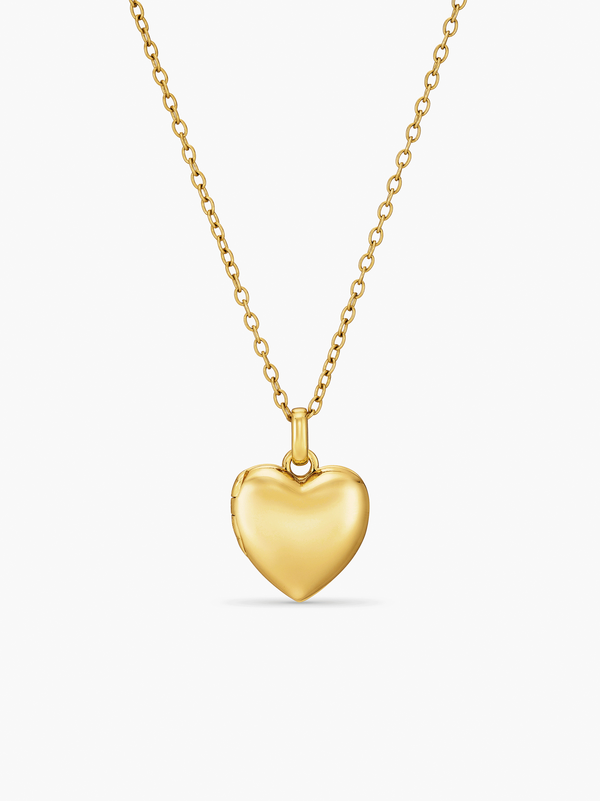 Heart Double Photo Locket Necklace