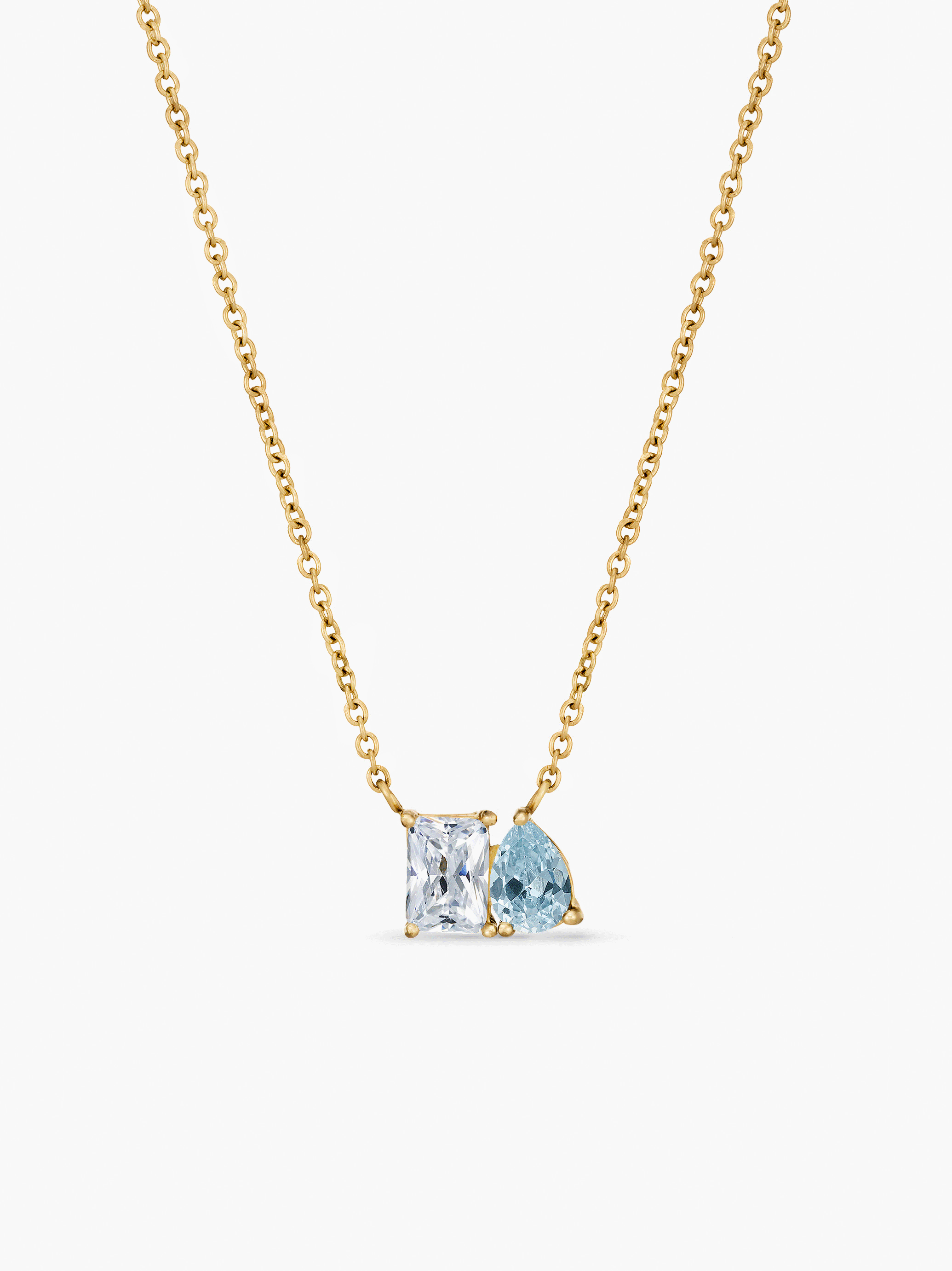 Toi Et Moi Birthstone Necklace