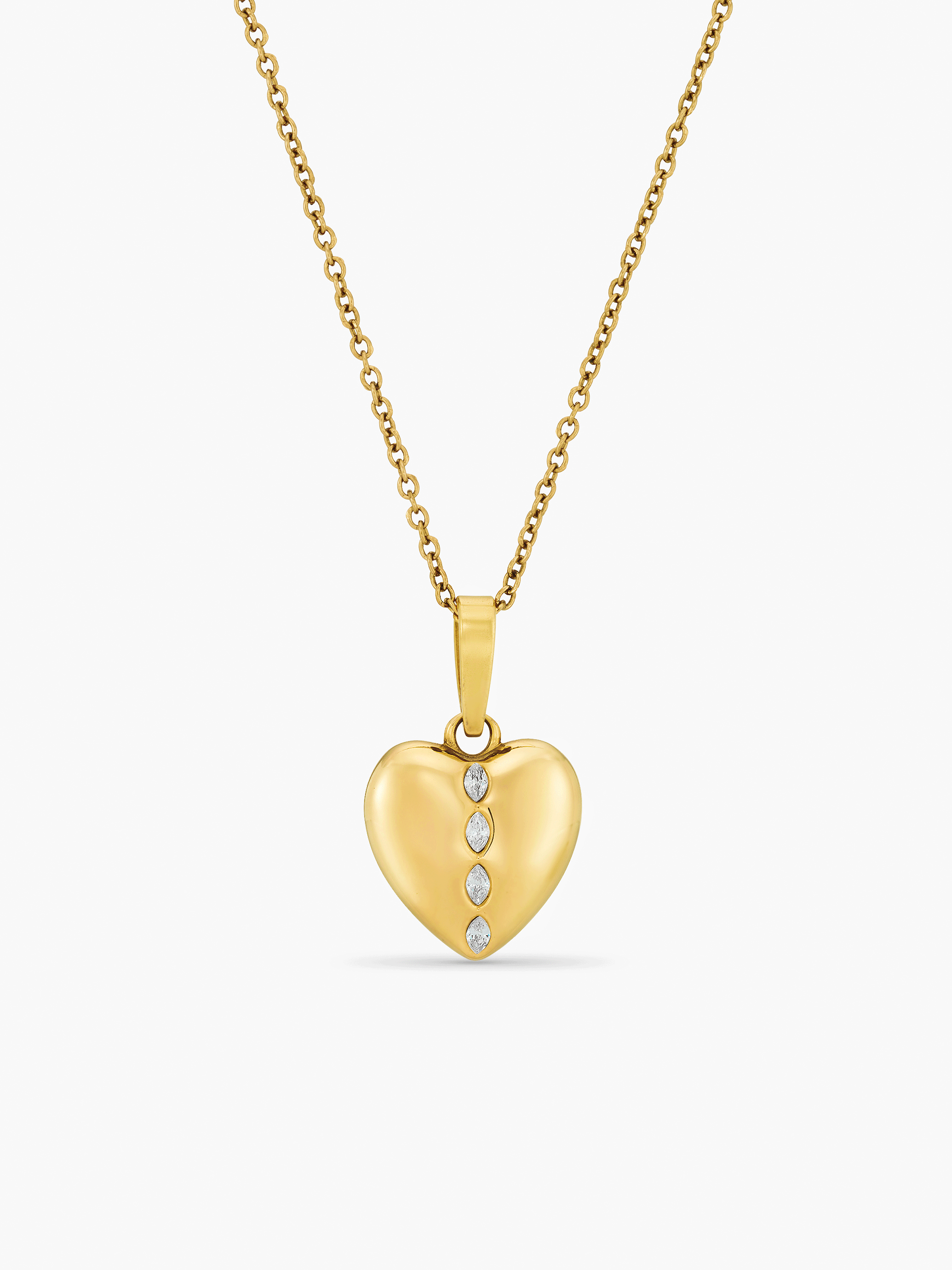 Heart Initial Necklace