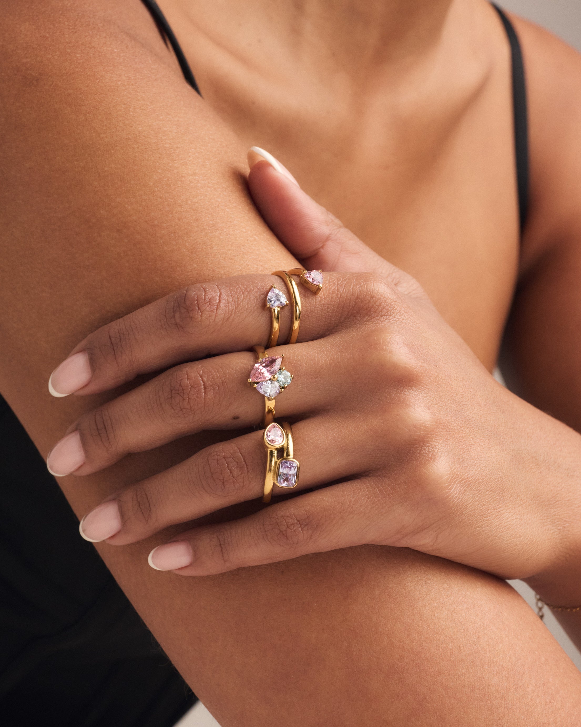 Zia Birthstone Ring