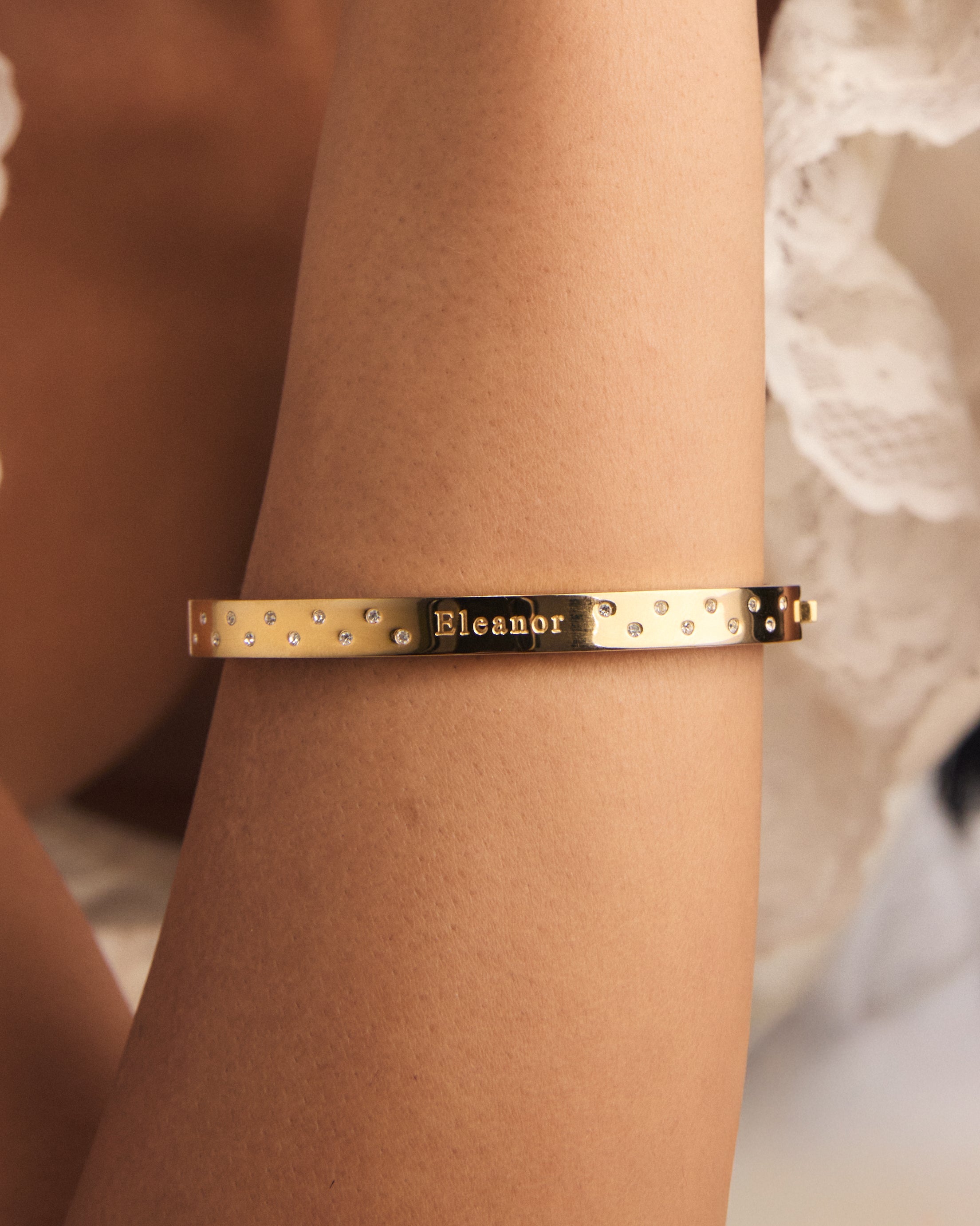 Stella Name Bangle