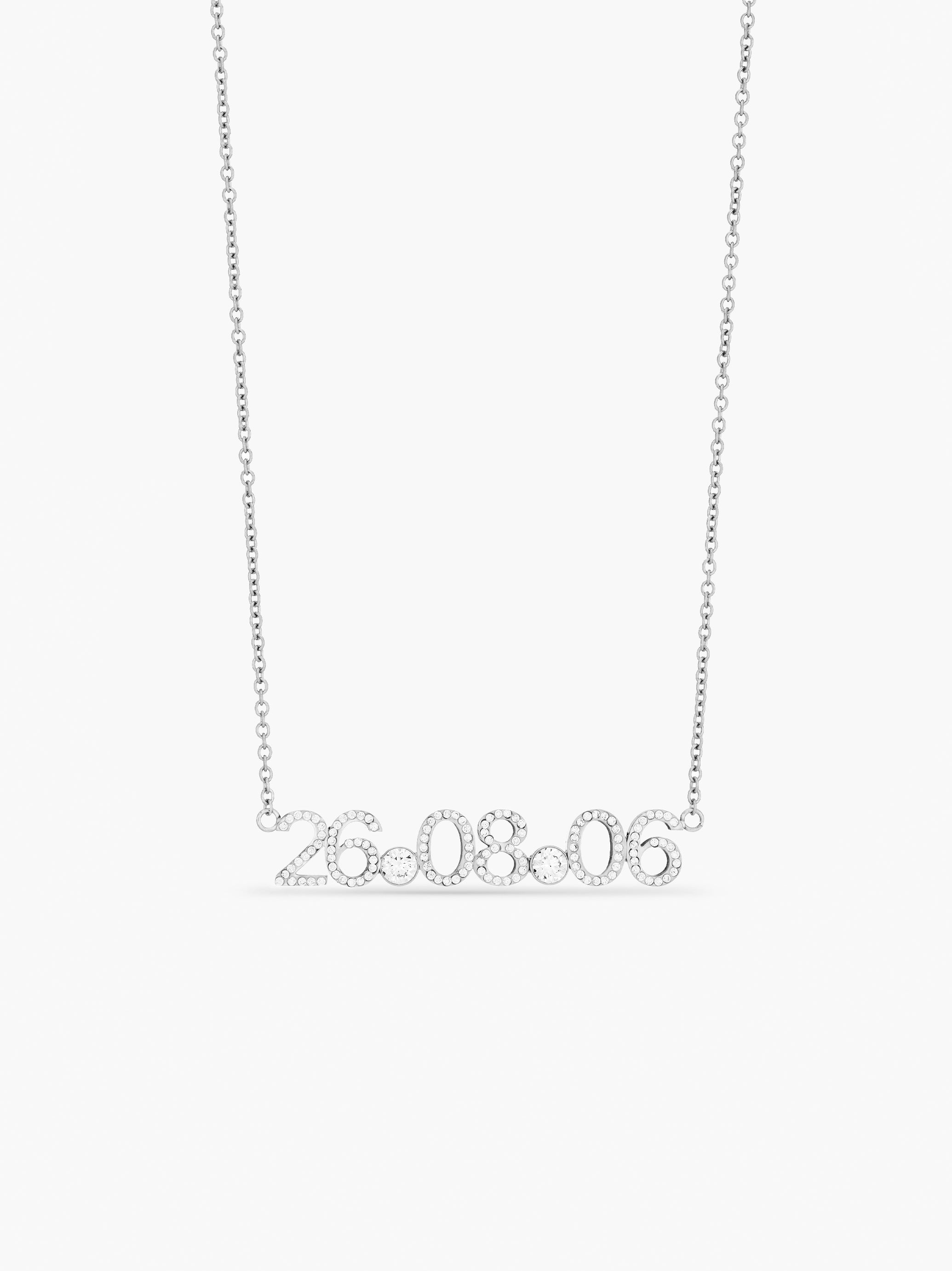 Pavé Date Necklace