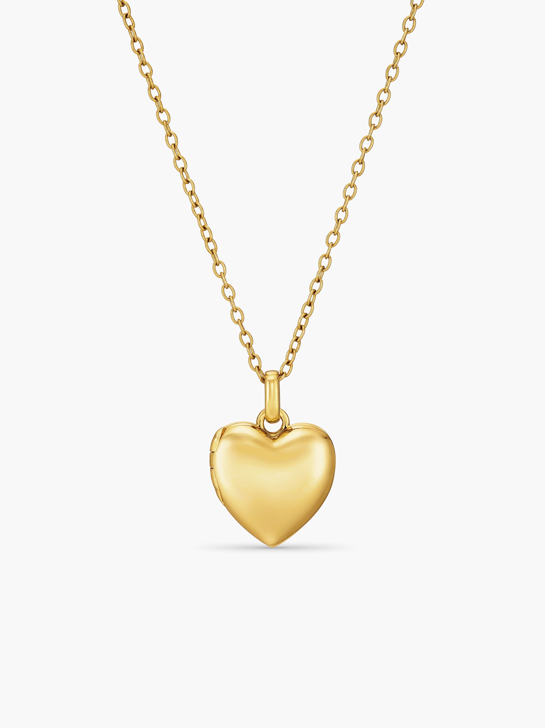 Heart Photo Locket Necklace