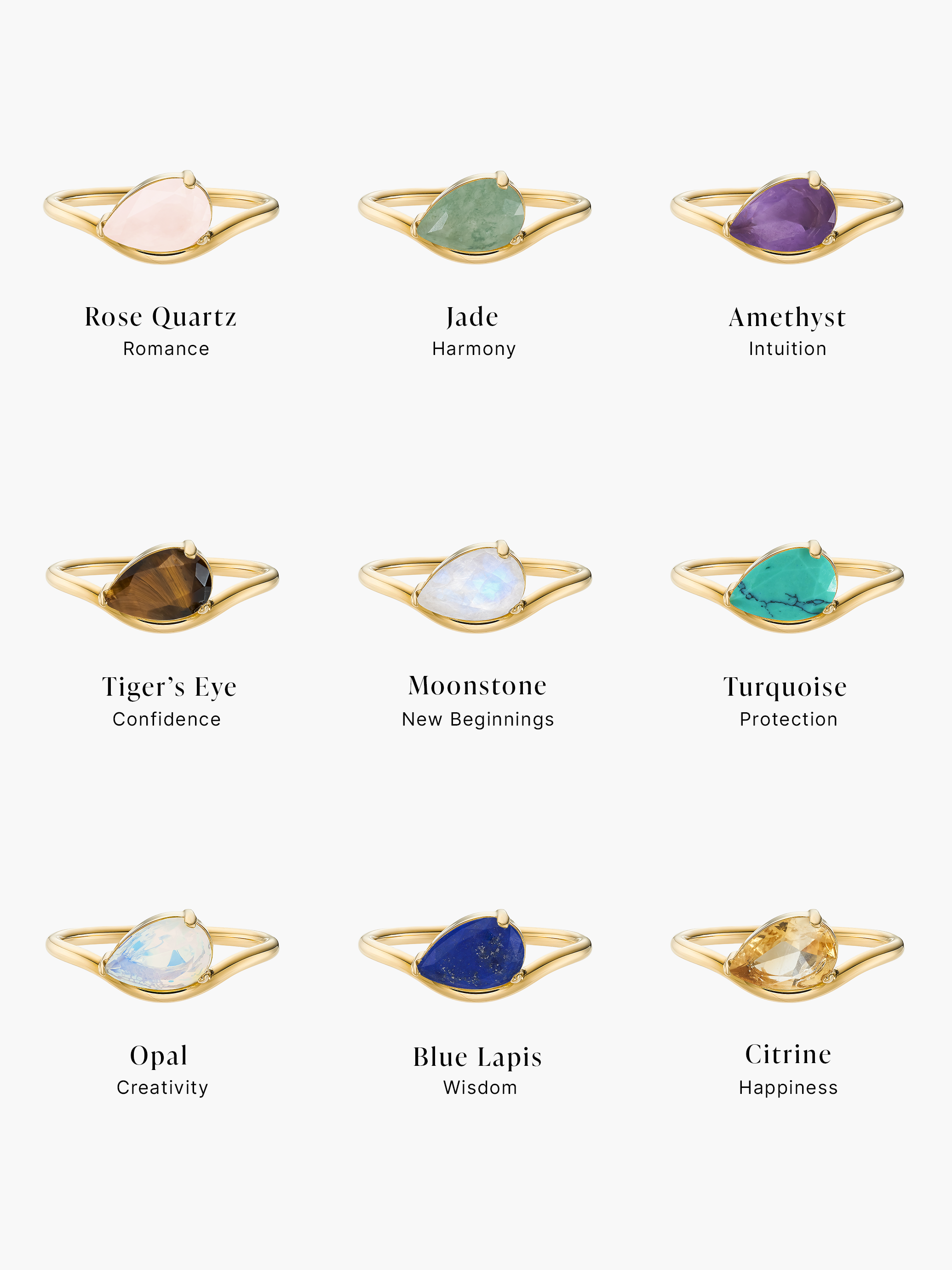 Pia Gemstone Ring