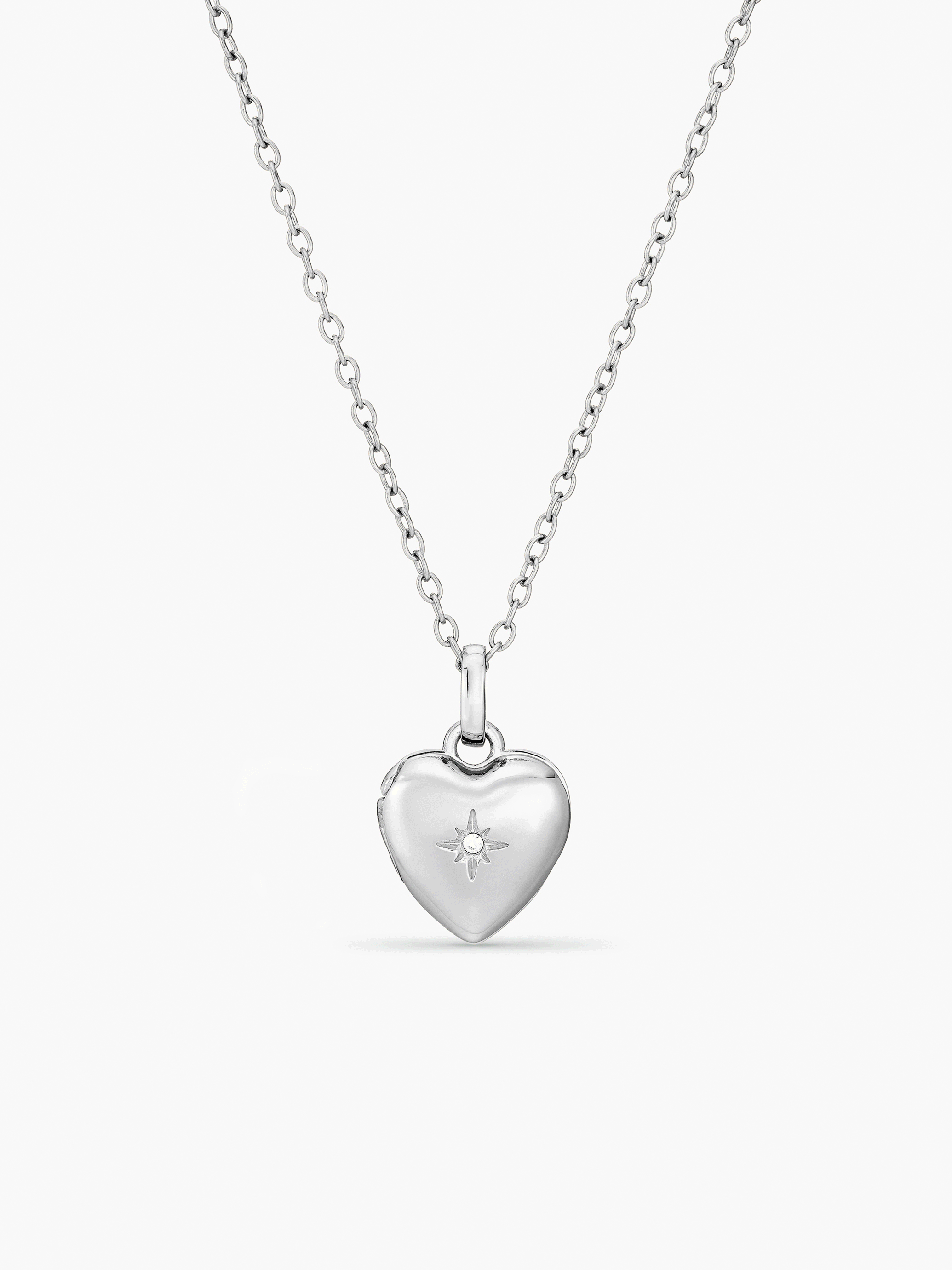 Star Photo Locket Necklace