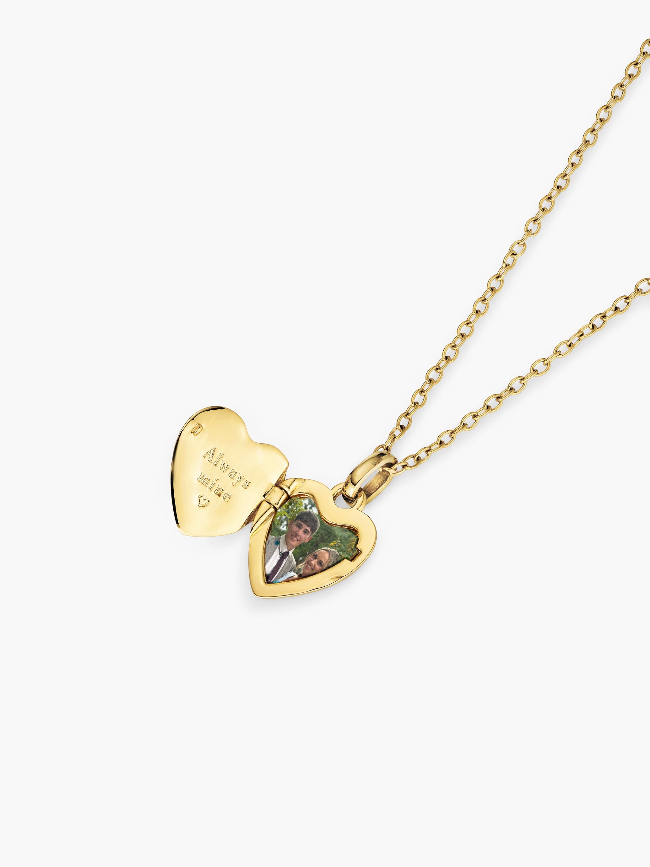 Star Photo Locket Necklace