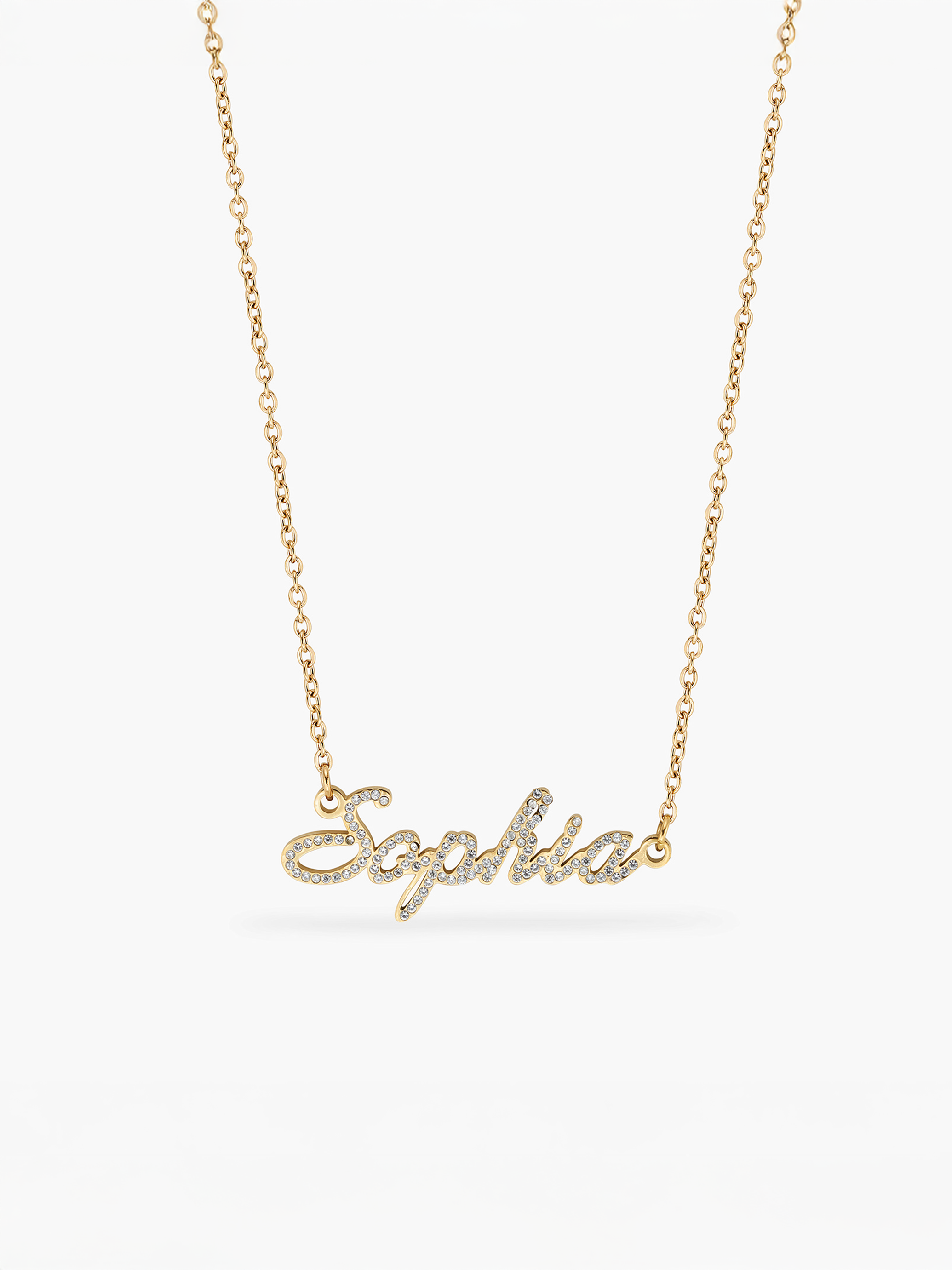 Pavé Signature Name Necklace