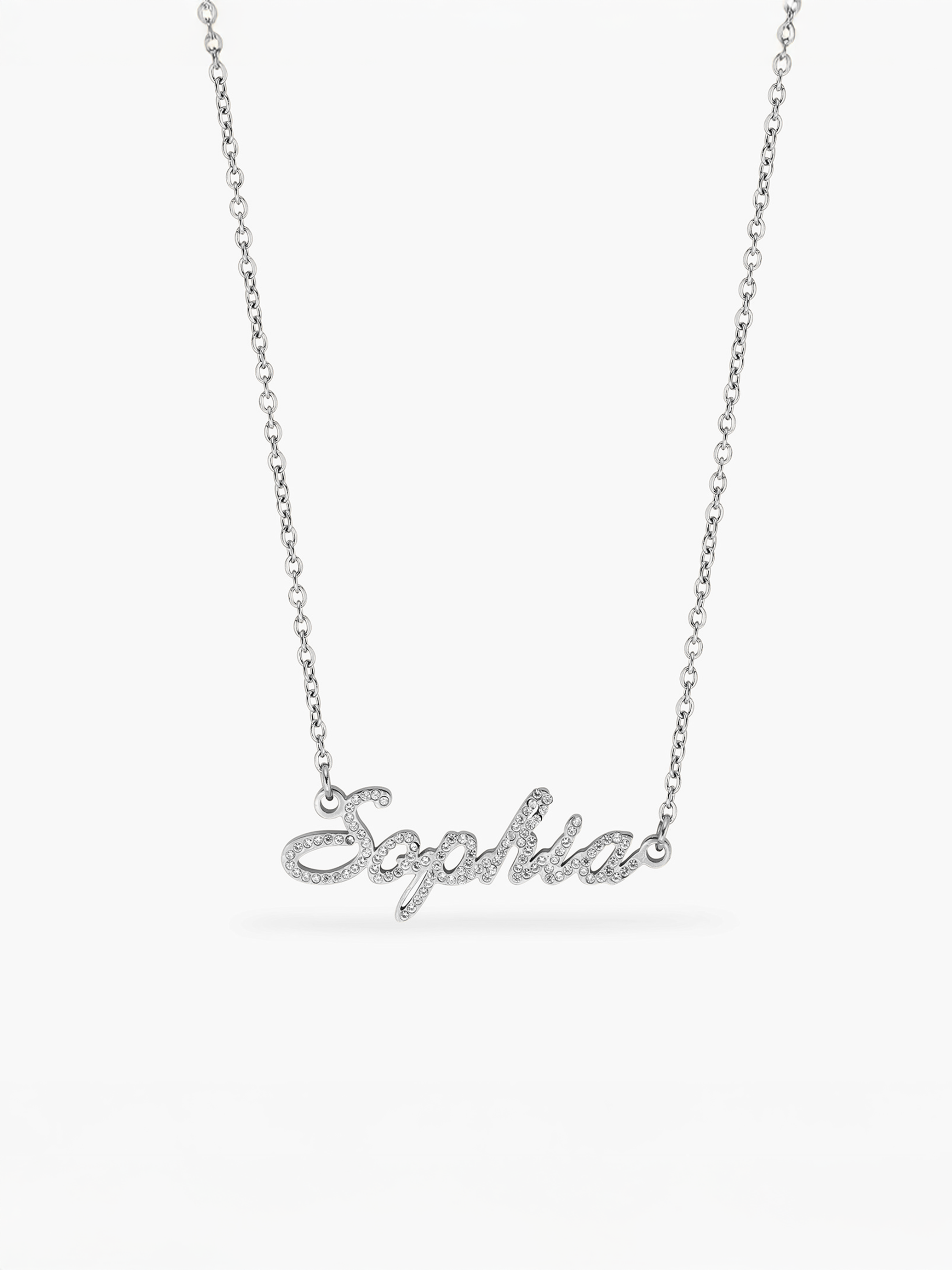 Pavé Signature Name Necklace