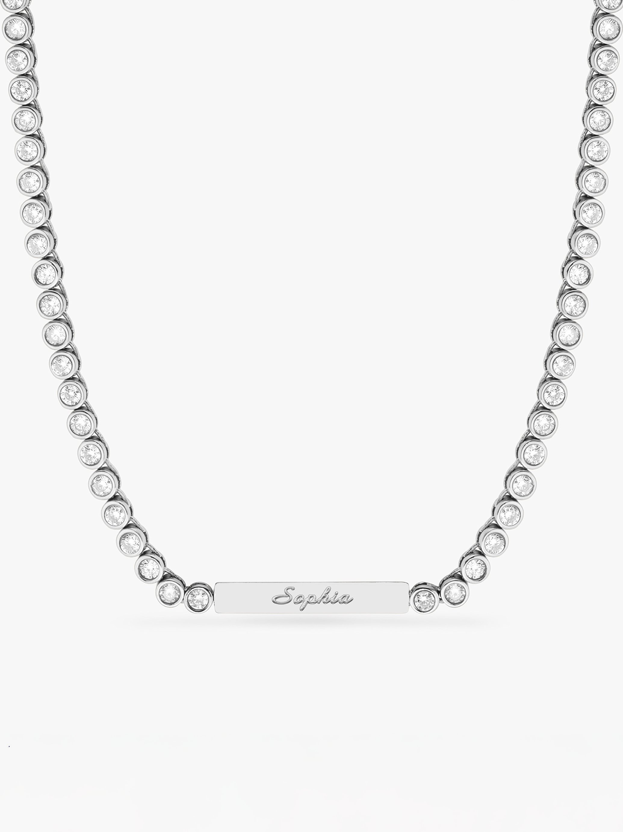 Tennis Name Necklace